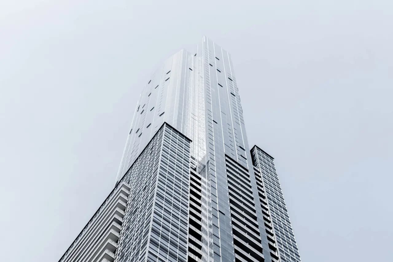 Modern banking and technology tower