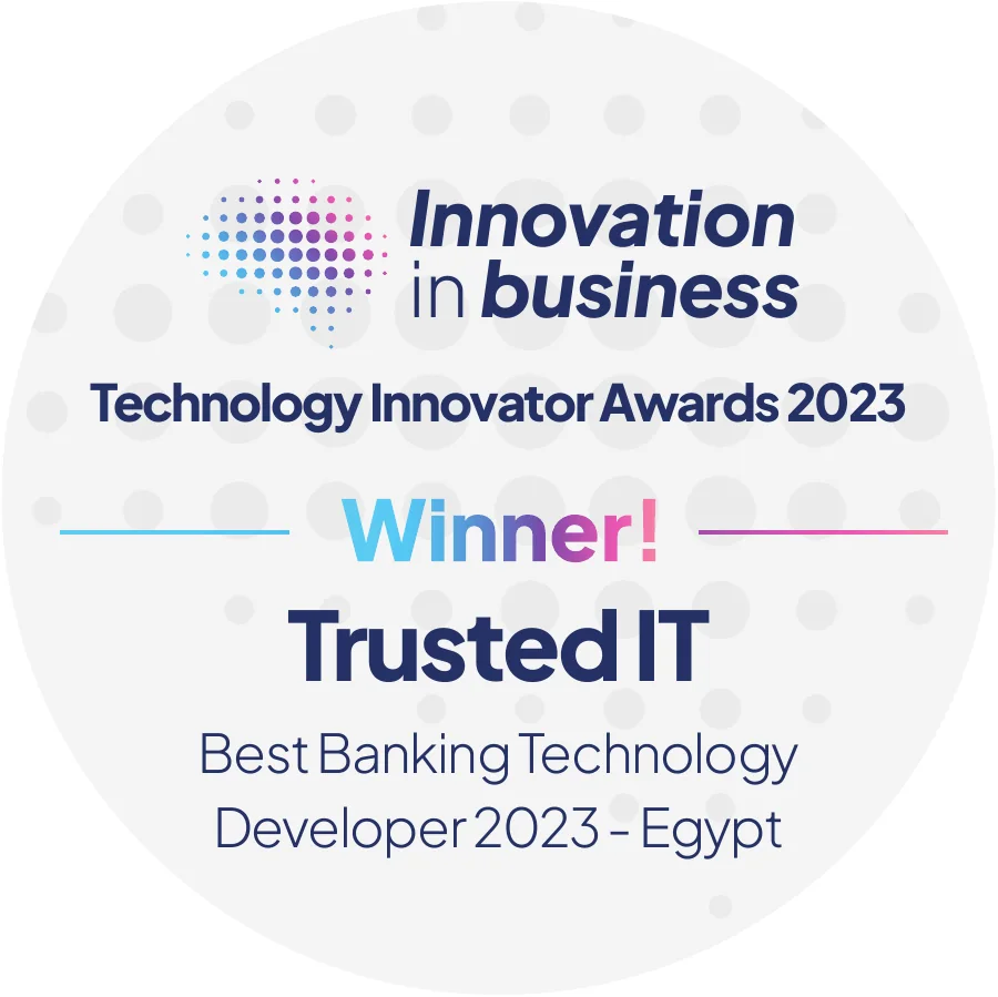 Technology Innovator Awards 2023 winner badge naming Trusted IT